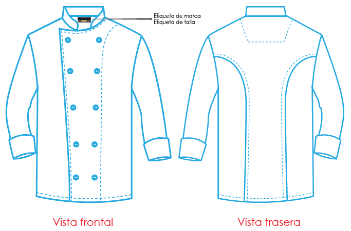 Filipina chef unisex manga larga