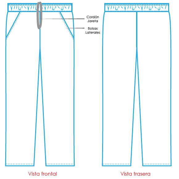 Pantalón Jareta Sin Boxer ALGODON 100%