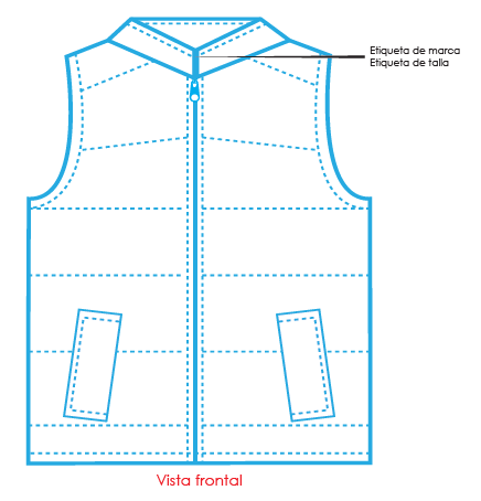 Chaleco bacaloni unisex