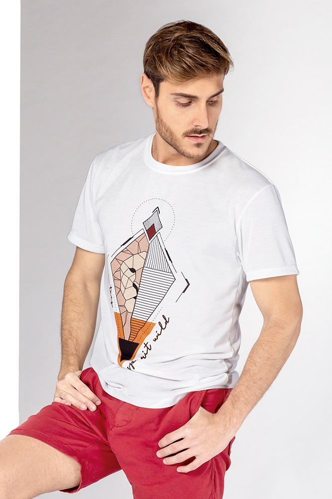 Playera caballero cr poliester 4000c