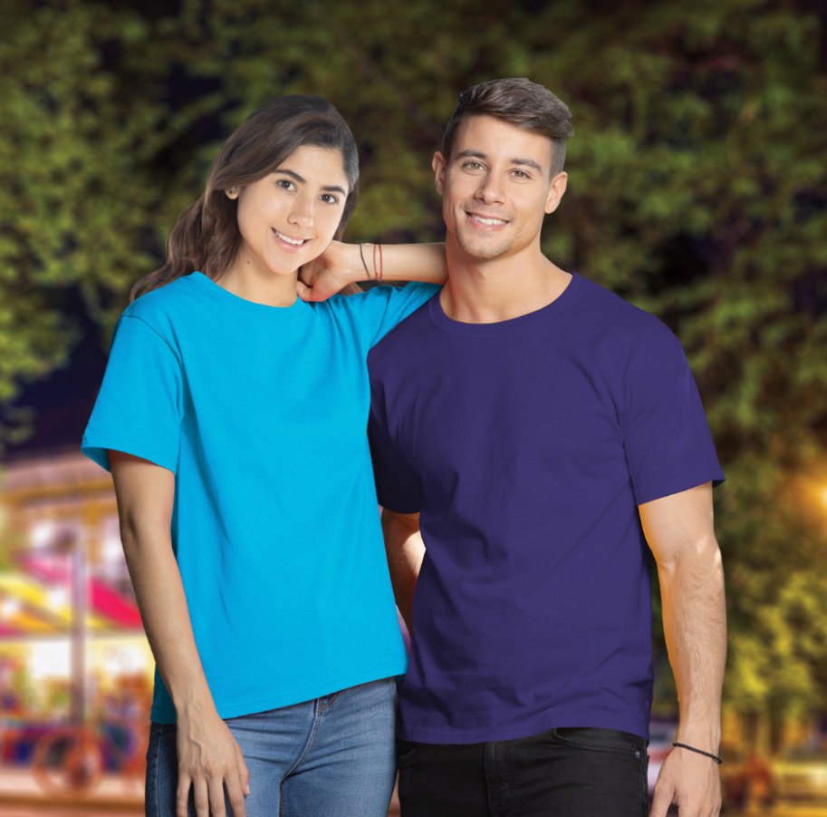 Playera pc c/r m/c joven
