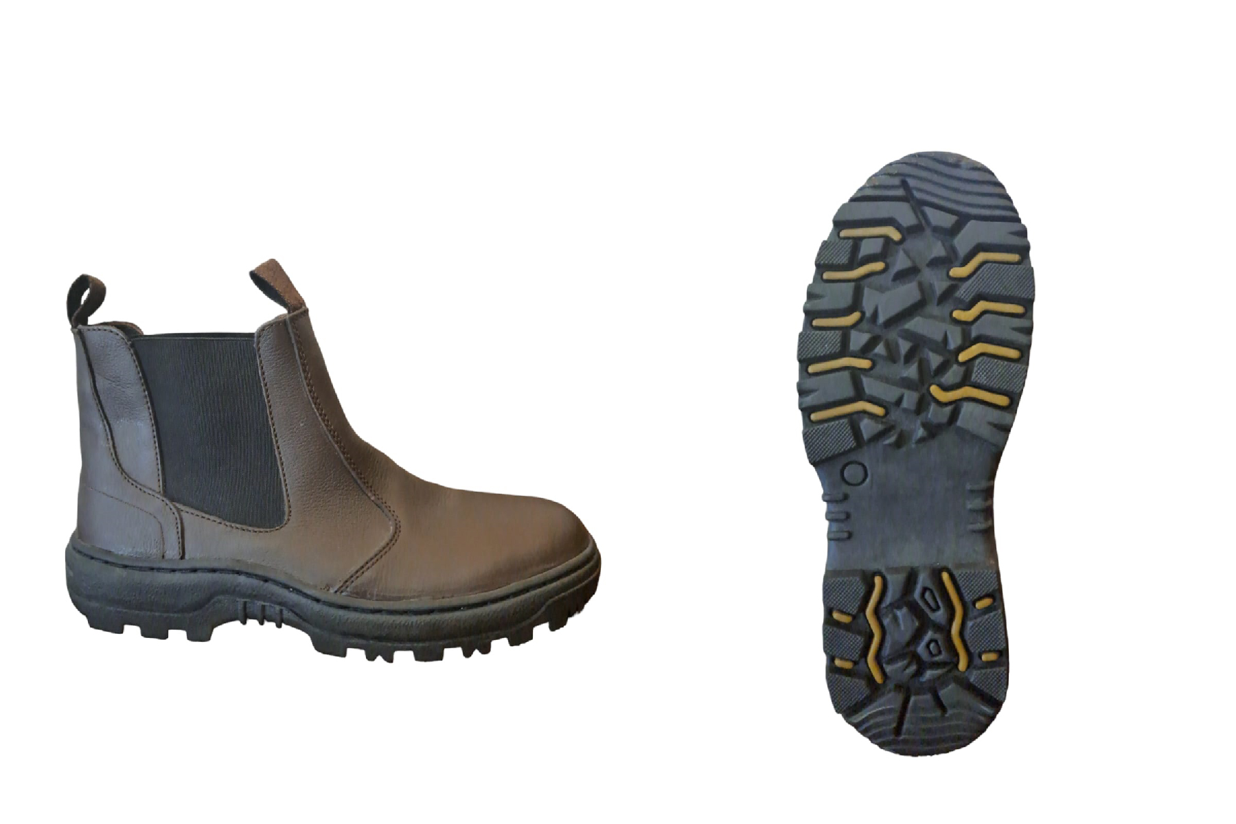 Botin Granjas Suela hule rayas