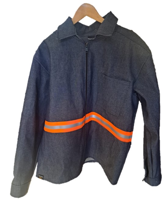 Camisola de trabajo c/cierre  m/l y reflejante