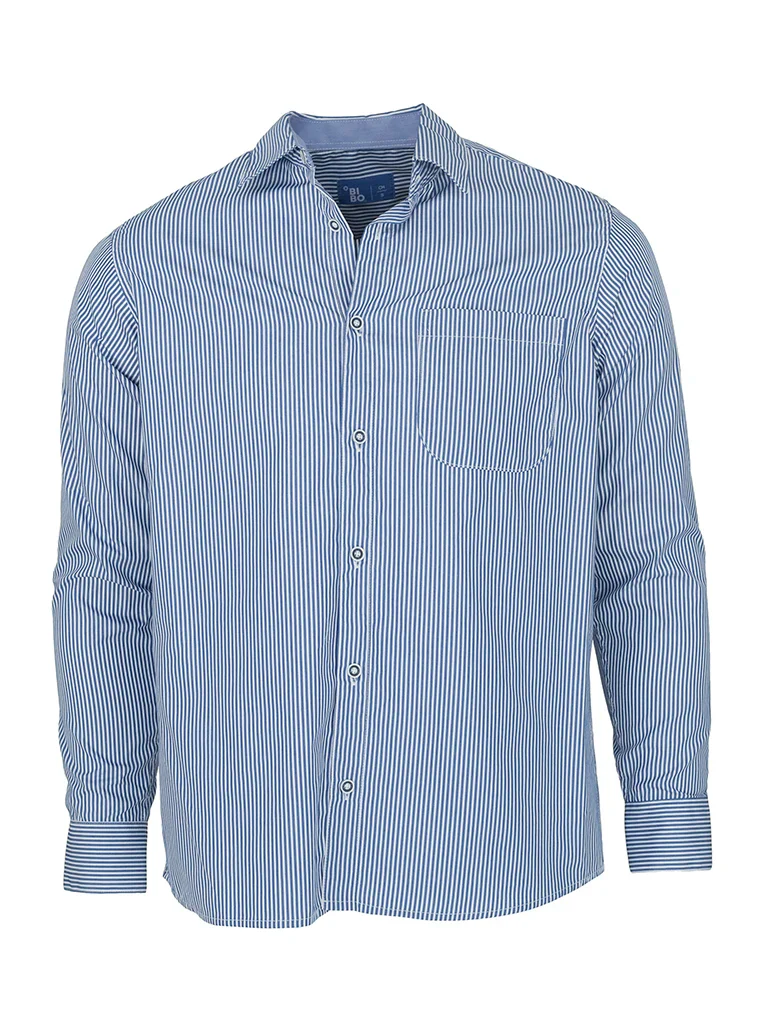 Camisa caballero manga larga venecia