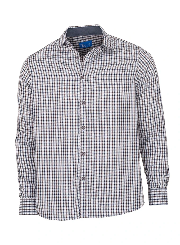 Camisa caballero manga larga toscana