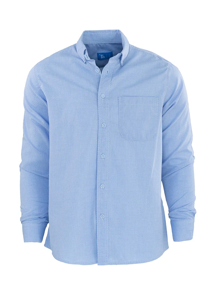 Camisa caballero manga larga lisboa