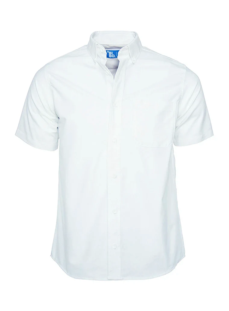 Camisa caballero manga corta gabardina