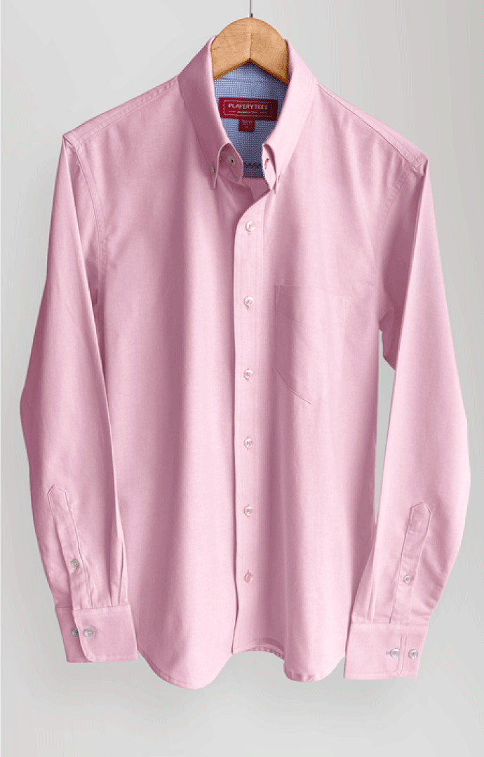 Camisa oxford manga larga