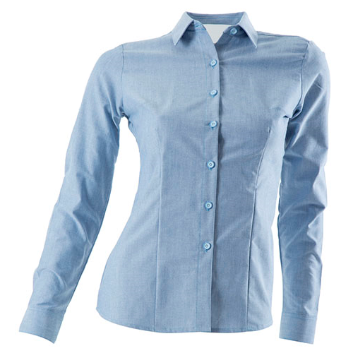 Blusa dama manga larga oxford
