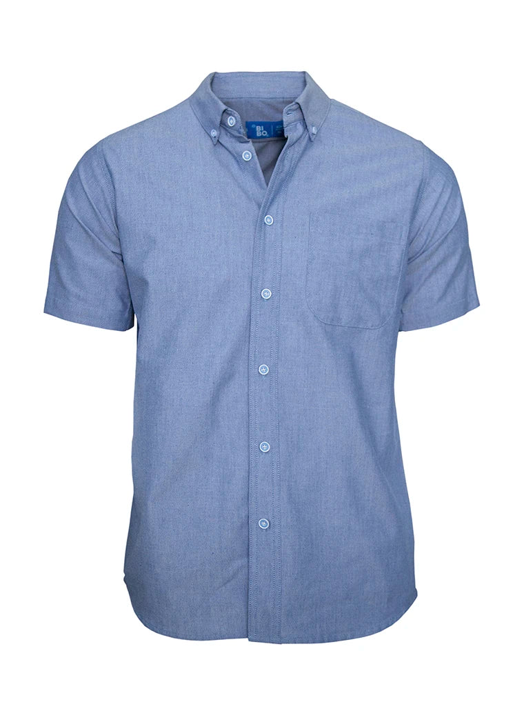 Camisa caballero manga corta oxford