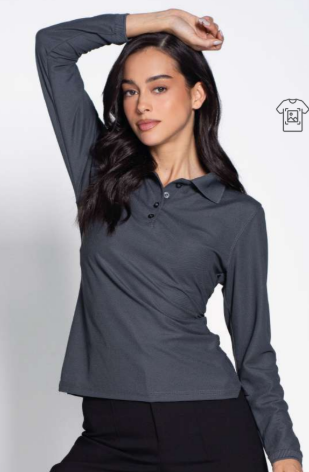 Playera polo caballero manga larga 900dl