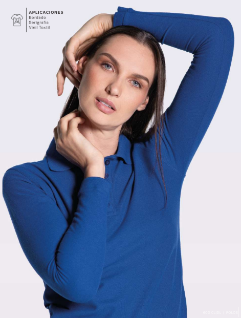 Playera playerytees t/polo m/l dama 600dl