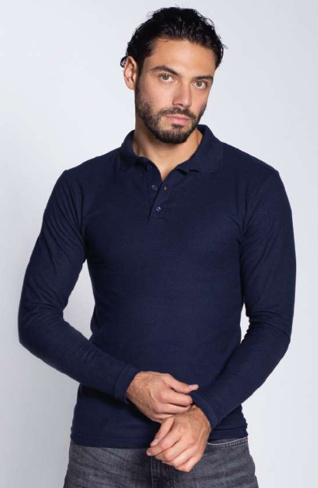 Playera playerytees t/polo m/l caballero 600cl