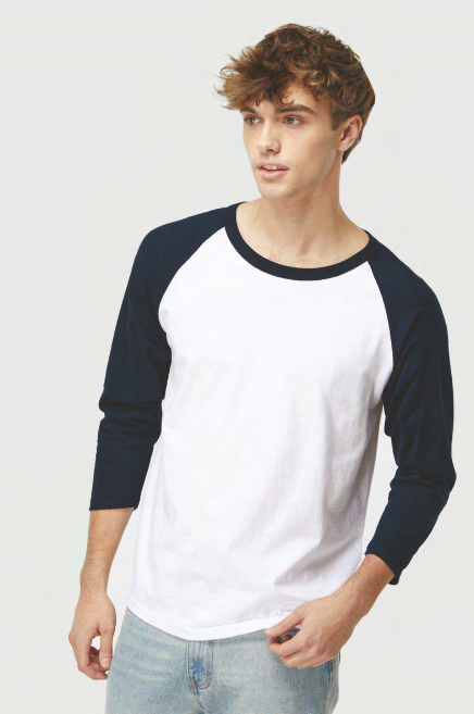 Playera raglan adulto