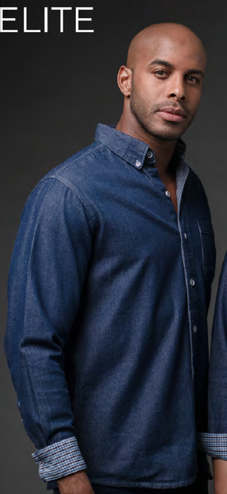 Camisa mezclilla elite bibo ml dama